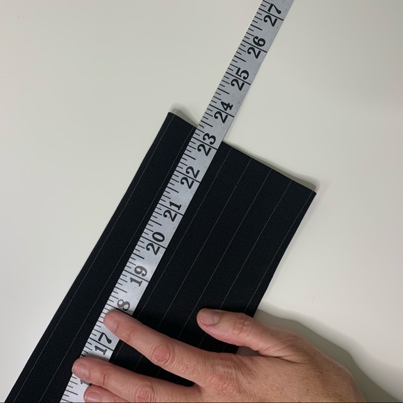 Vintage Black Pinstripe One Button Blazer COUNTESS - Picture 15 of 15